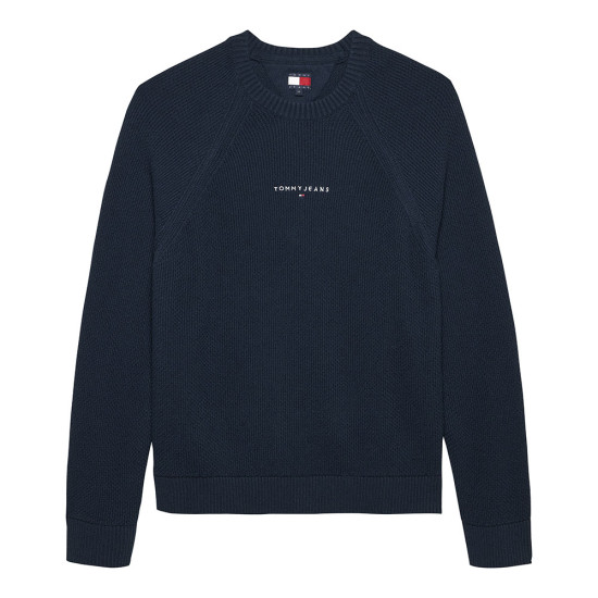 Tommy Hilfiger Ανδρική πλεκτή μπλούζα Slim Raglan Linear Sweater